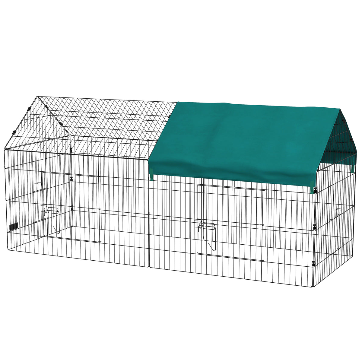 Large alloy steel small animal cage with roof