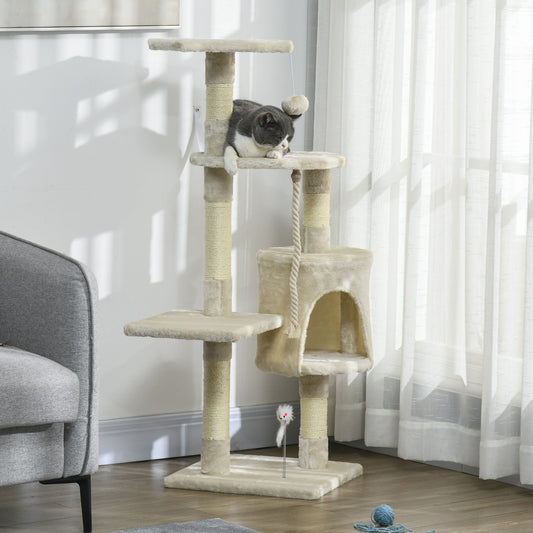Multi-Level Cat Tree with Sisal Scratching Posts