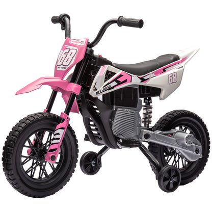 Electric Kids Motorcycle 12V with Training Wheels