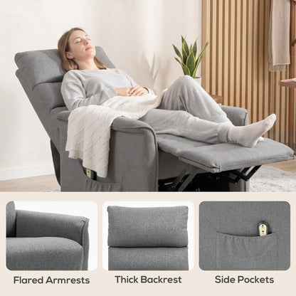 Sillón elevador eléctrico reclinable con mando a distancia