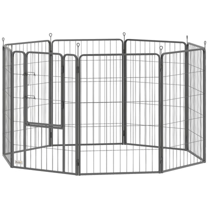 Dog playpen 8 panels folding — Metal