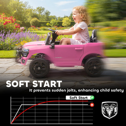 Coche eléctrico infantil Dodge RAM 3500 con mando a distancia 12V