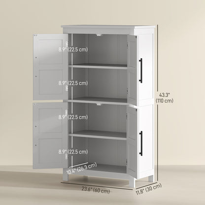Farmhouse bathroom storage cabinet