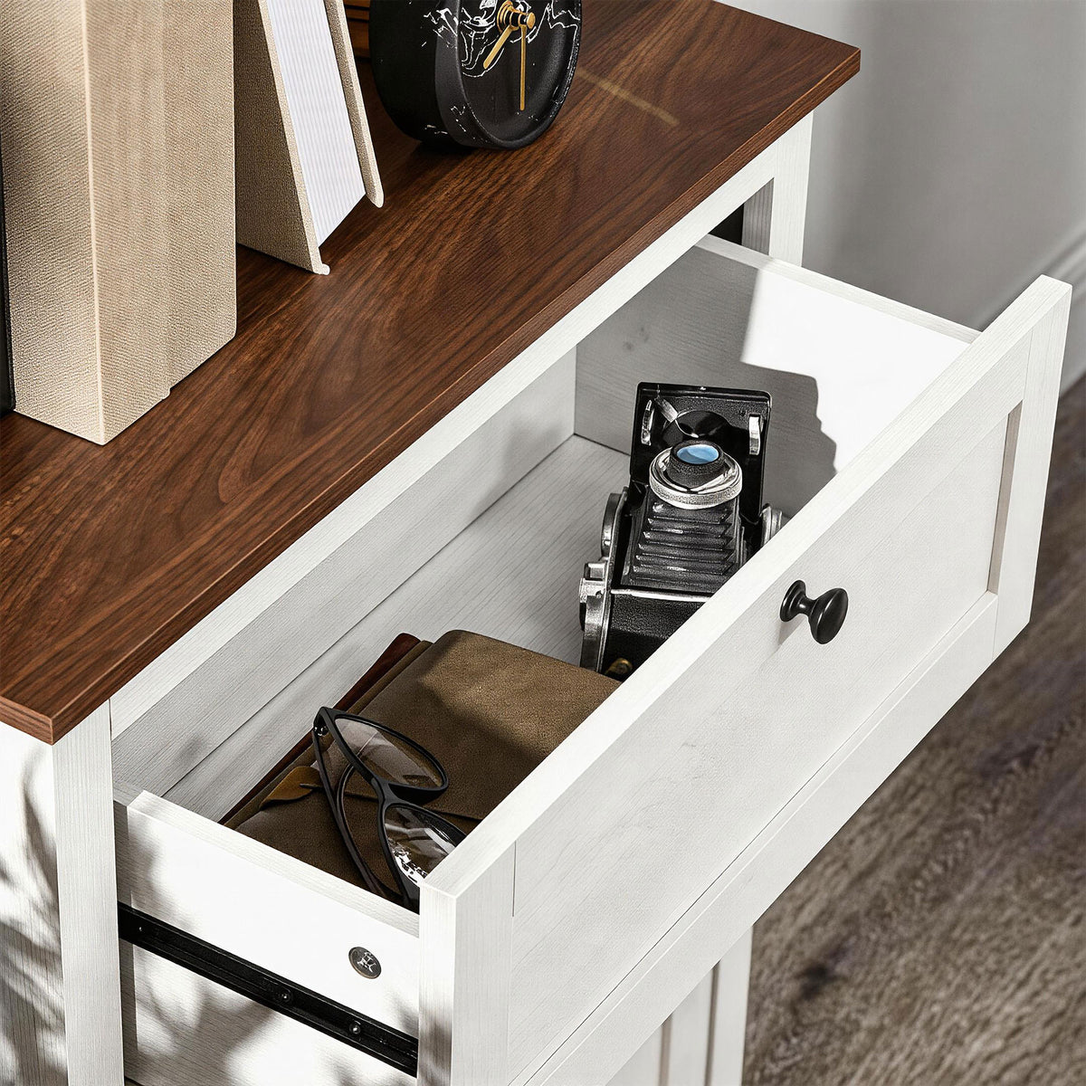 Farmhouse Kitchen Sideboard Storage Cabinet with Drawer