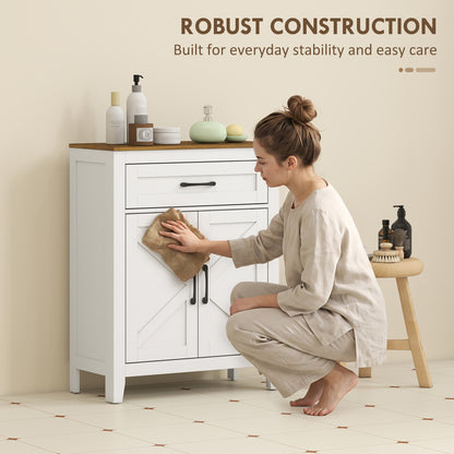 Mueble de almacenamiento estilo granja para baño