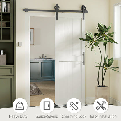 Waterproof sliding barn door