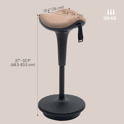 Ergonomic adjustable standing desk stool
