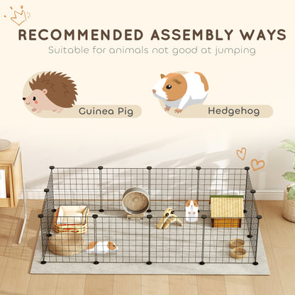 Modular Pet Playpen 12 Panels Small Animals