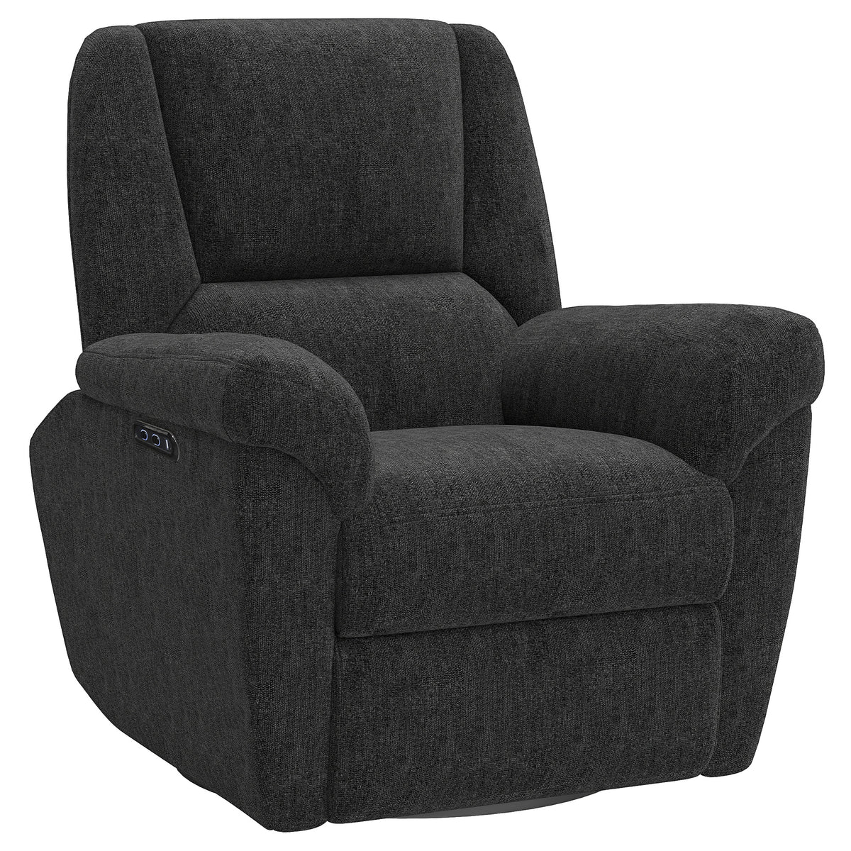 Power Reclining Swivel Glider Chair with Chenille Upholstery