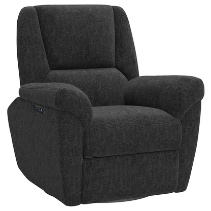 Power Reclining Swivel Glider Chair with Chenille Upholstery