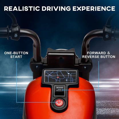 Electric Motorcycle Kids 6V with Training Wheels