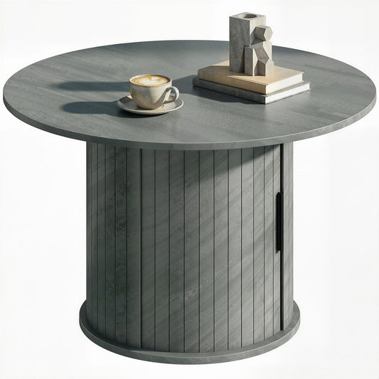 Round coffee table hidden storage 31.5 inch