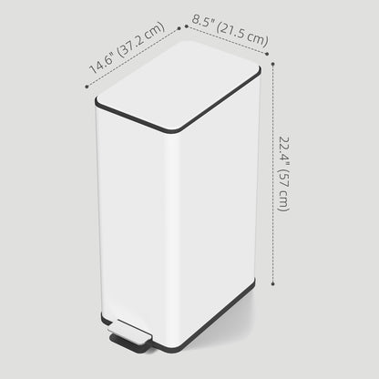 Papelera de cocina de acero inoxidable