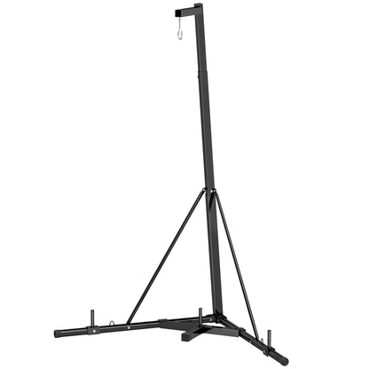 Soporte plegable para saco de boxeo con altura ajustable