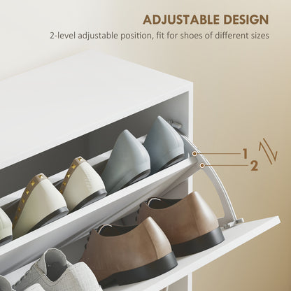 Zapatero plegable de 4 cajones