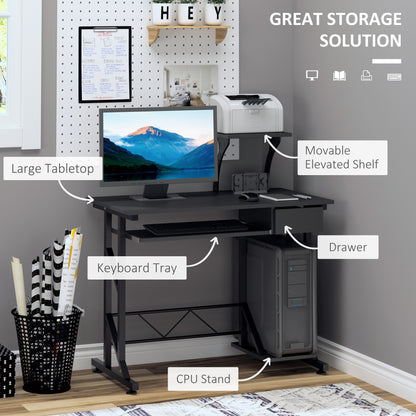 Modern computer desk with storage