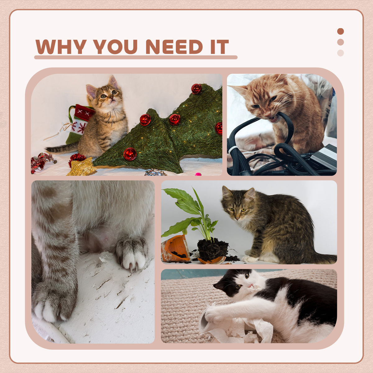 Árbol para gatos de varios niveles con caseta y rascadores de sisal