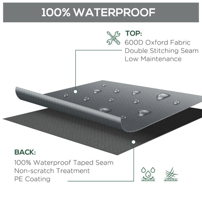 Funda impermeable para muebles de patio 207 cm