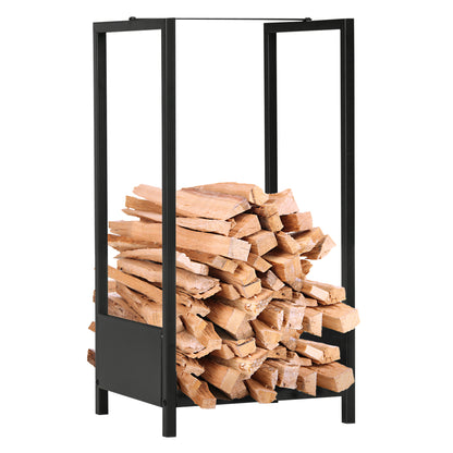 Steel Firewood Storage Rack 39 x 35 x 76 cm