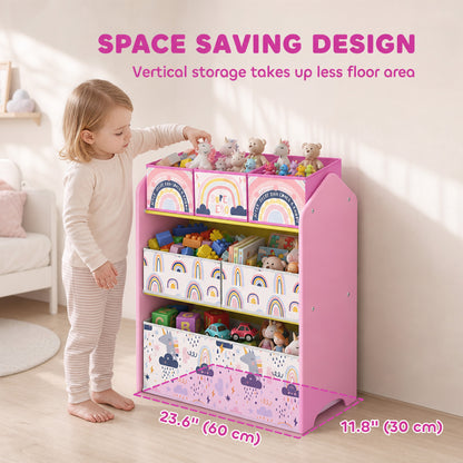 Organizador de juguetes de 3 niveles para niños