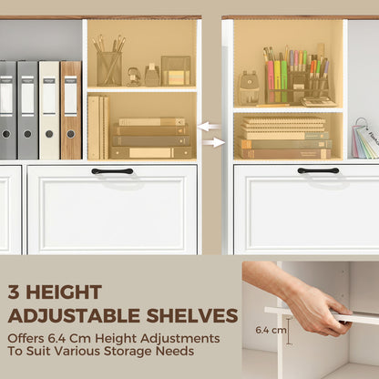 Lateral Mobile Filing Cabinet with Two Drawers