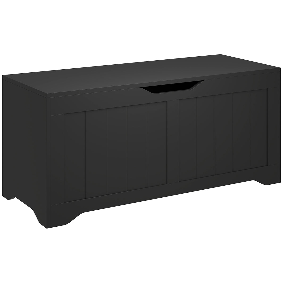 Lift-Top Storage Bench with Safety Hinges