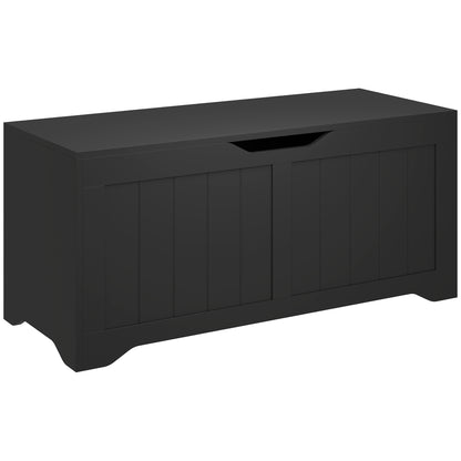Lift-Top Storage Bench with Safety Hinges