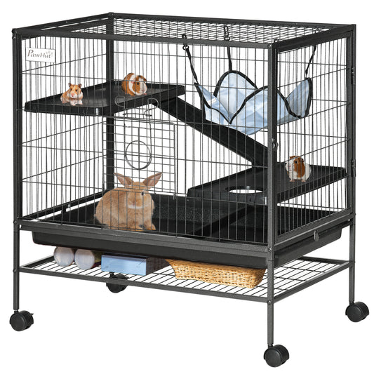 3-Tier Small Animal Cage with Wheels