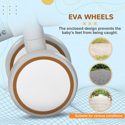 Bicicleta de equilibrio para bebé con cesta extraíble