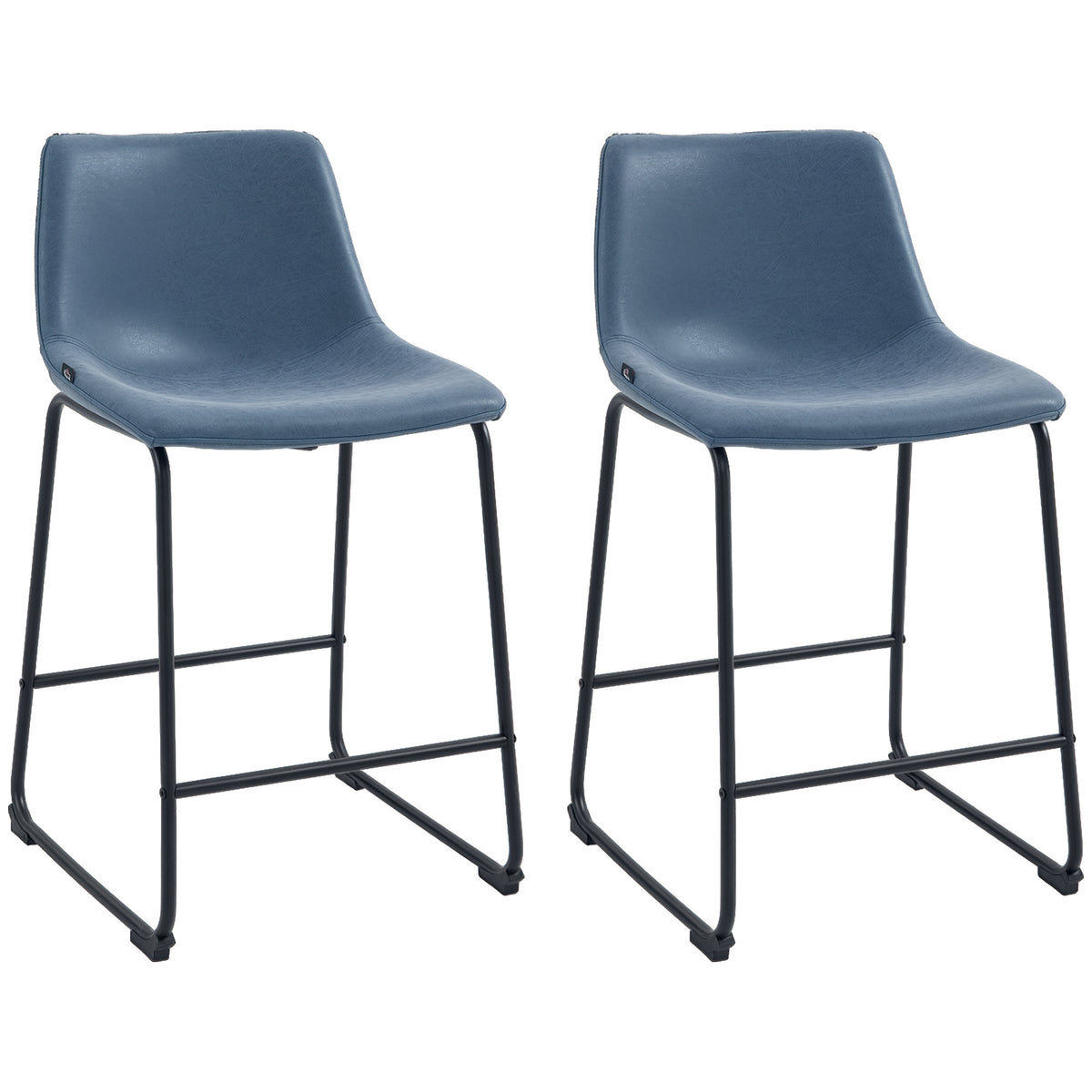 Bar stools counter height set of 2