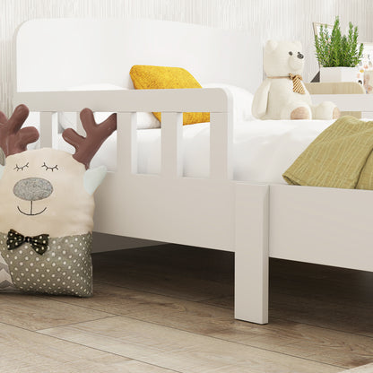 Cama para niños pequeños con barras de seguridad 90×190 cm