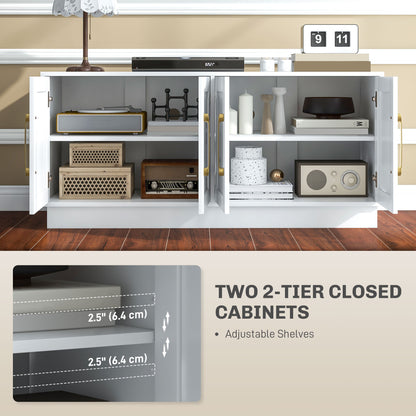 Mueble de TV moderno de 120 cm con puertas