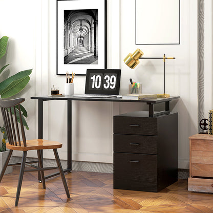 Computer Desk Removable Drawers 47 inches