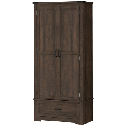 Farmhouse Kitchen Pantry Cabinet 69 in Tall