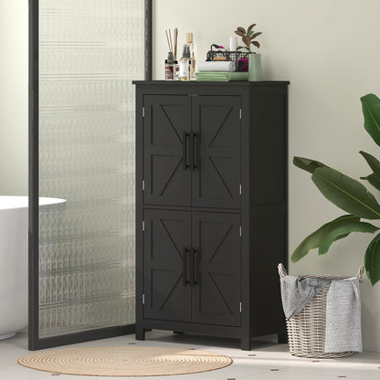 Farmhouse bathroom storage cabinet