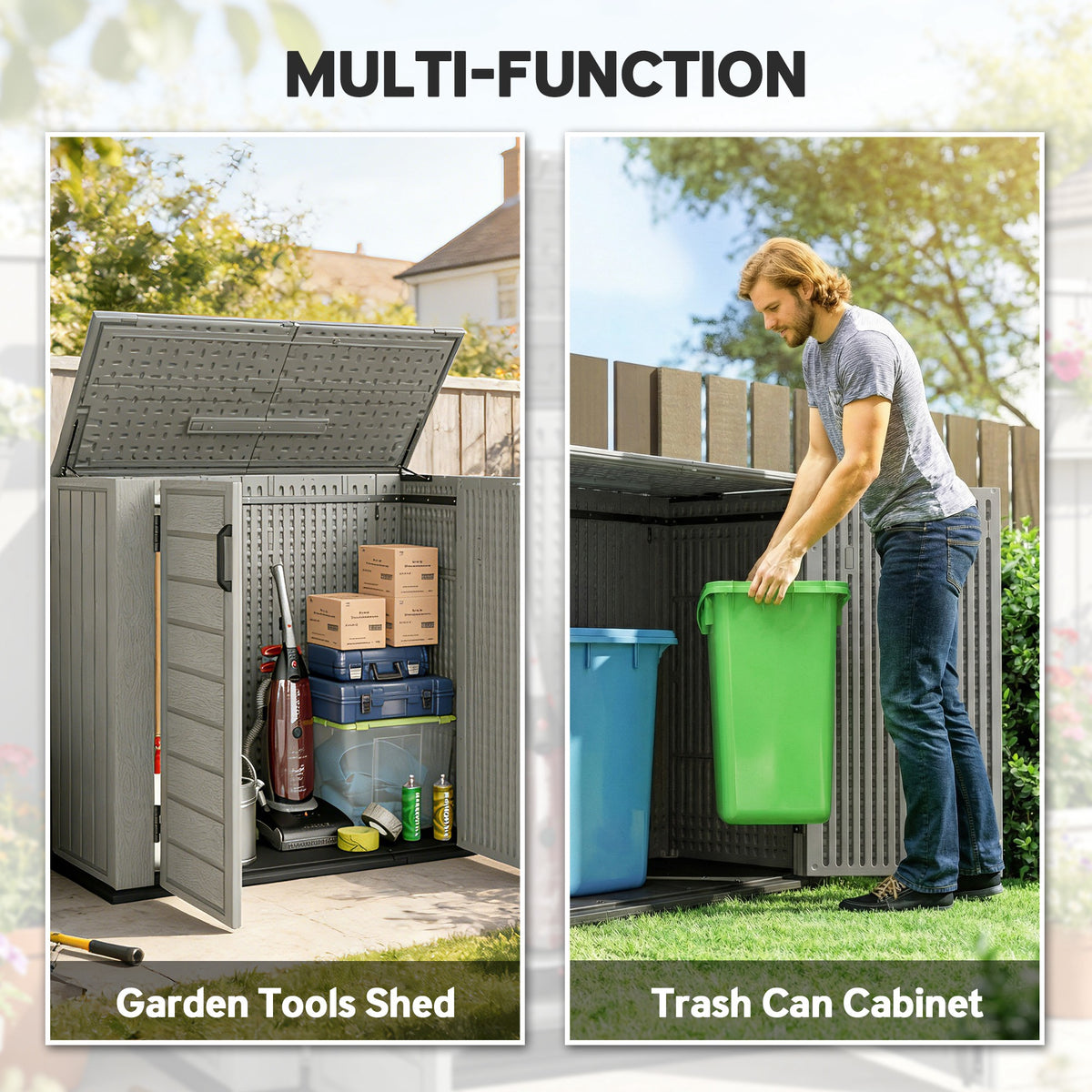 Plastic Outdoor Storage Shed