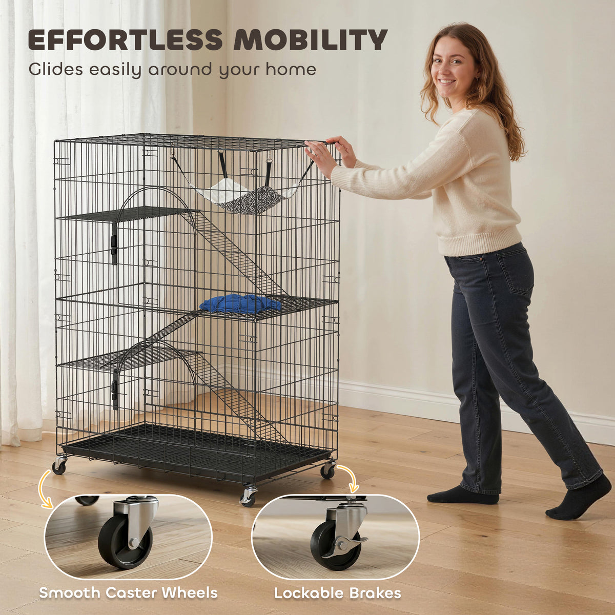 Large 4-Tier Cat Cage