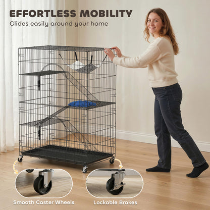 Large 4-Tier Cat Cage