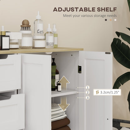 Freestanding modern bathroom floor cabinet
