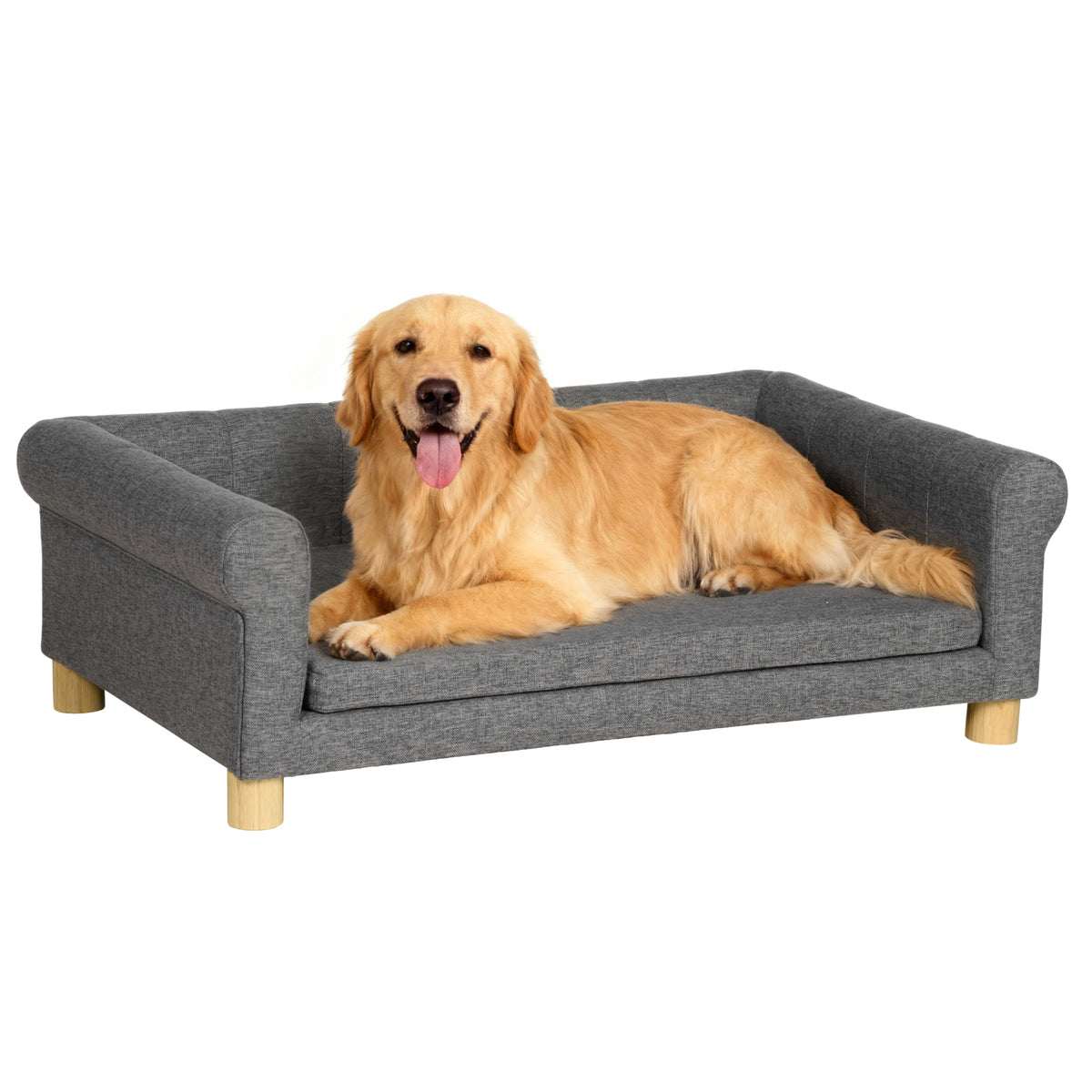 Sofá moderno para mascotas con cojín extraíble