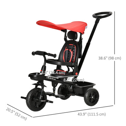 5-in-1 Growing Tricycle with Parent Handle