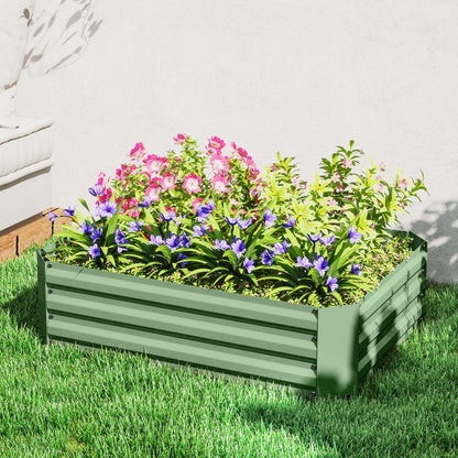 Galvanized Raised Garden Bed 120 x 90 cm