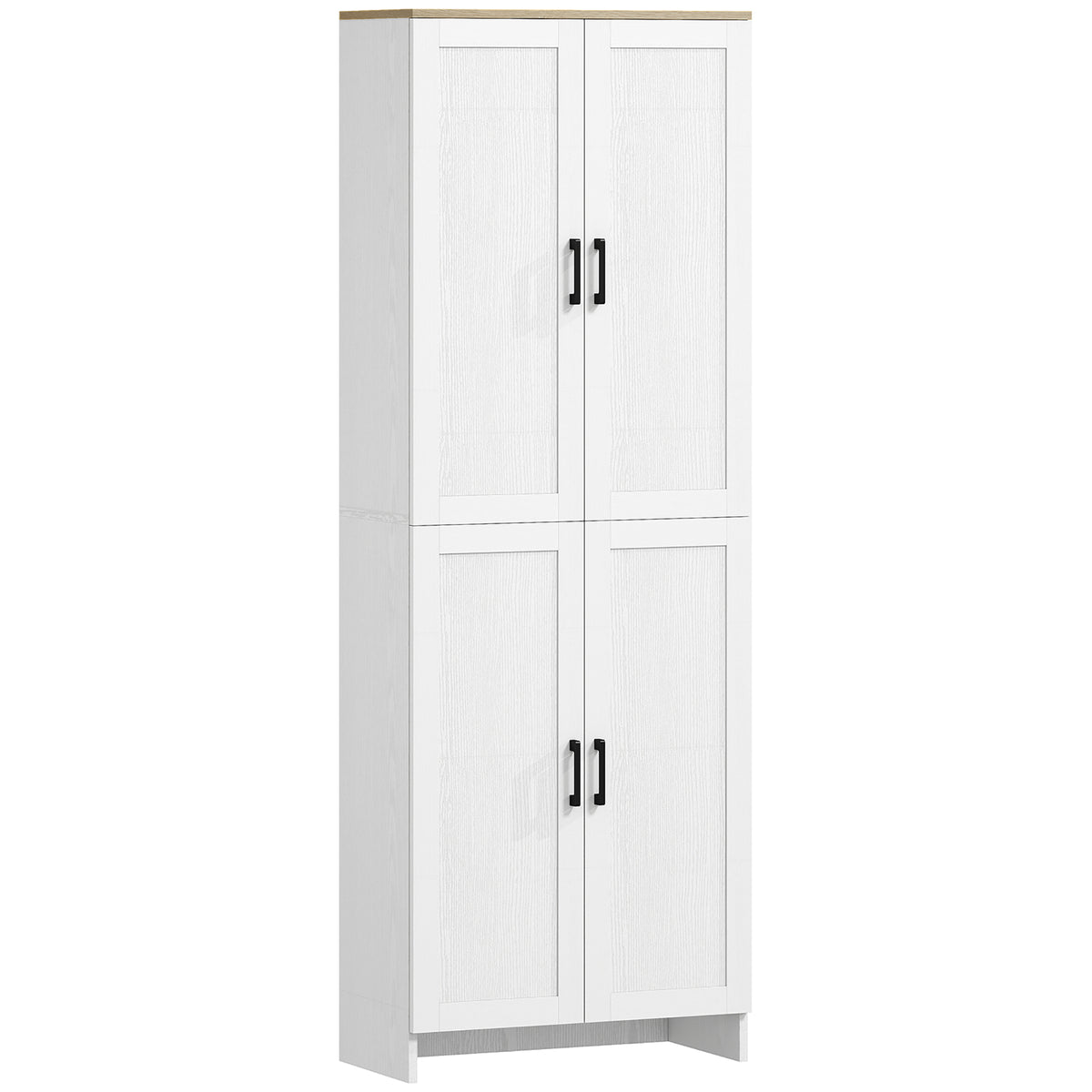 Armario despensa de cocina 4 puertas 6 estantes