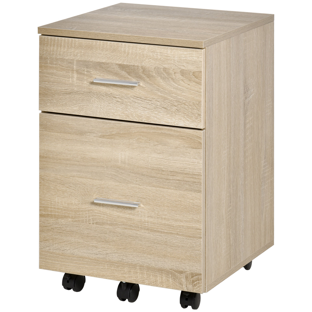 Mobile Filing Cabinet 2 Drawers on Wheels