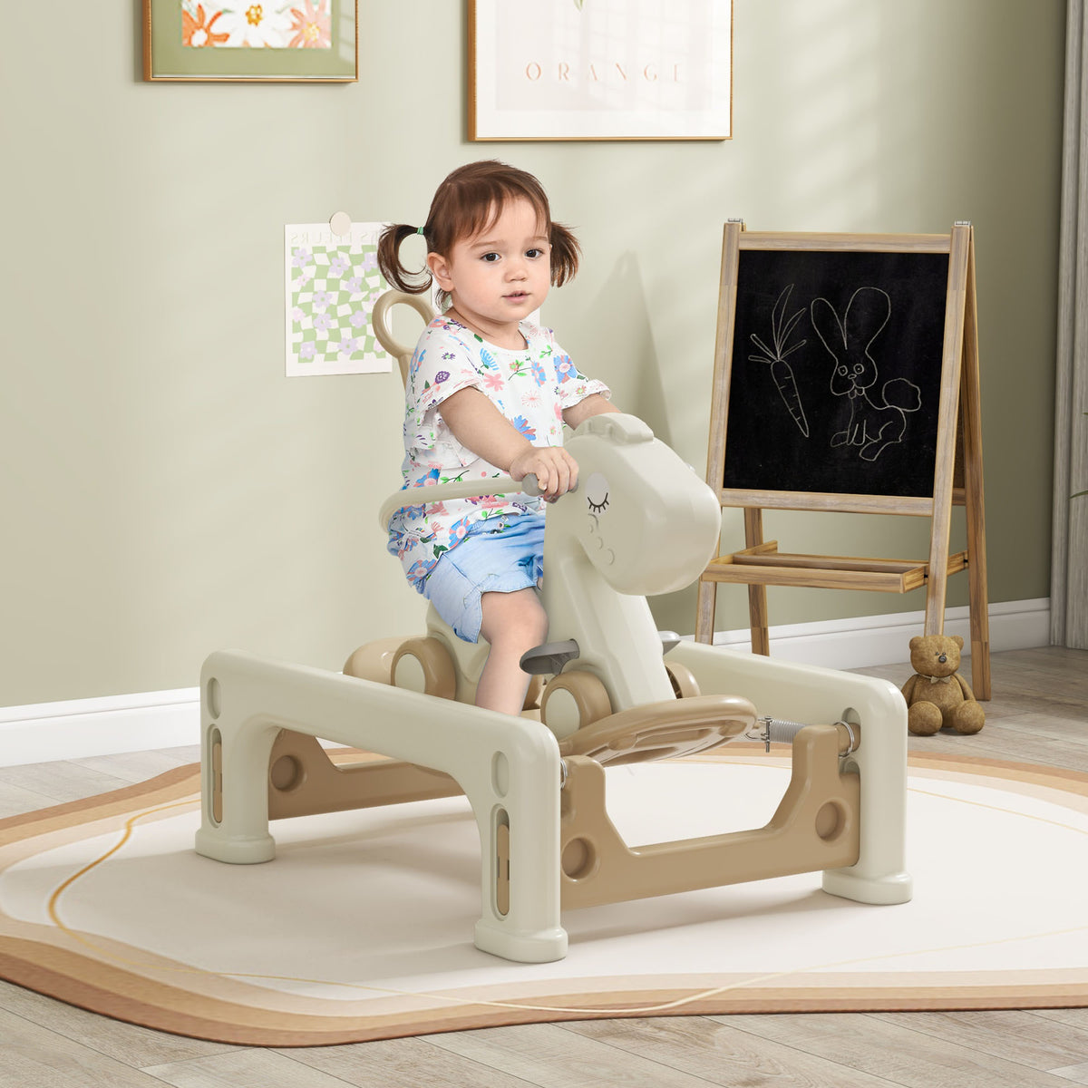 5 in 1 Rocking Horse for Toddlers
