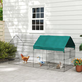 Large alloy steel small animal cage with roof