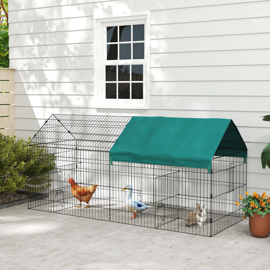 Large alloy steel small animal cage with roof