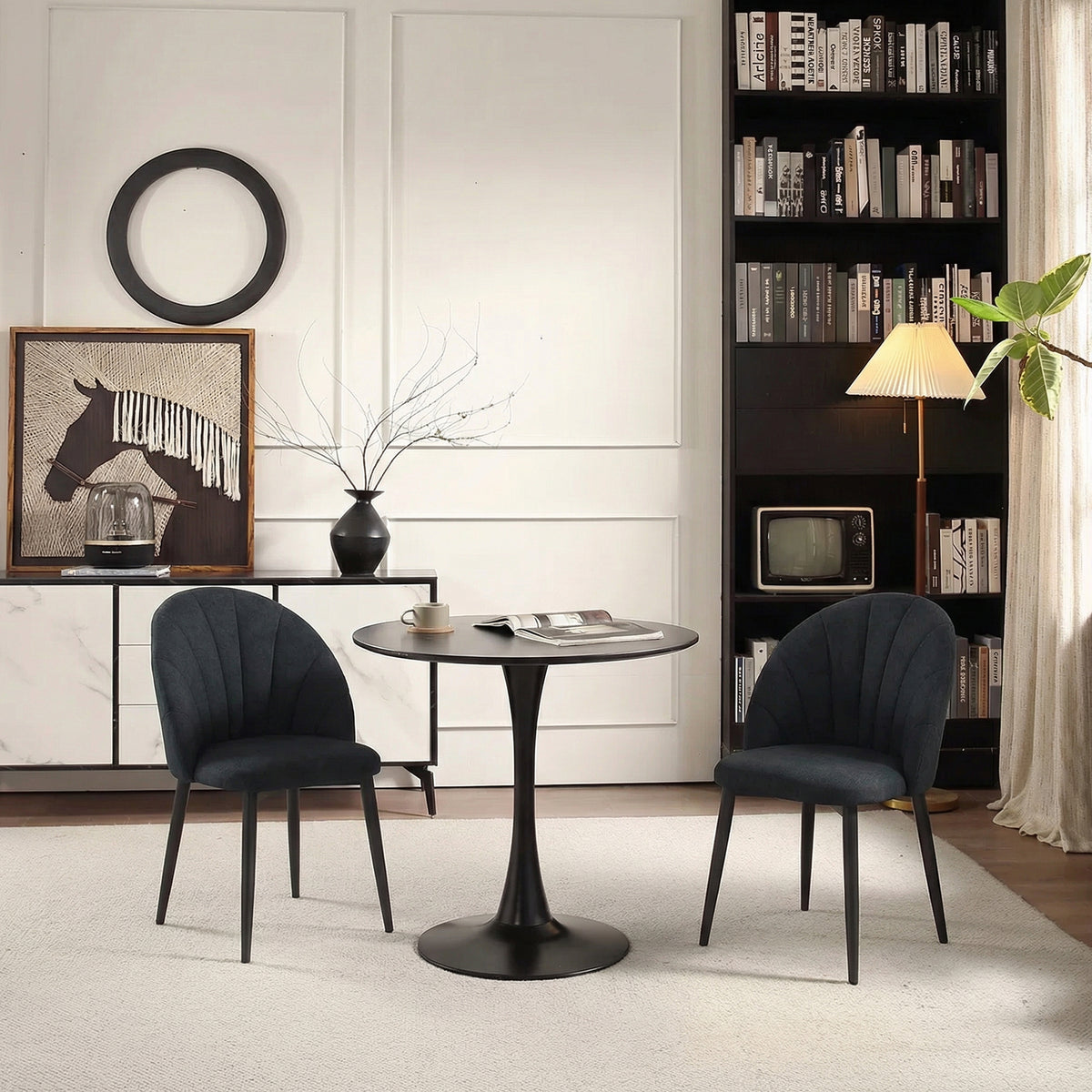 Dining chairs upholstered set of 4