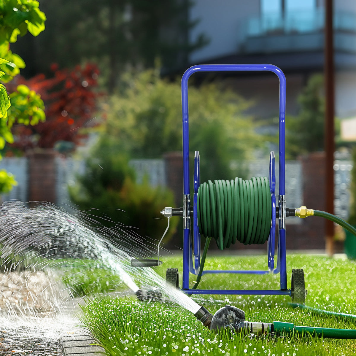 Hose Reel Cart 98 ft — polypropylene