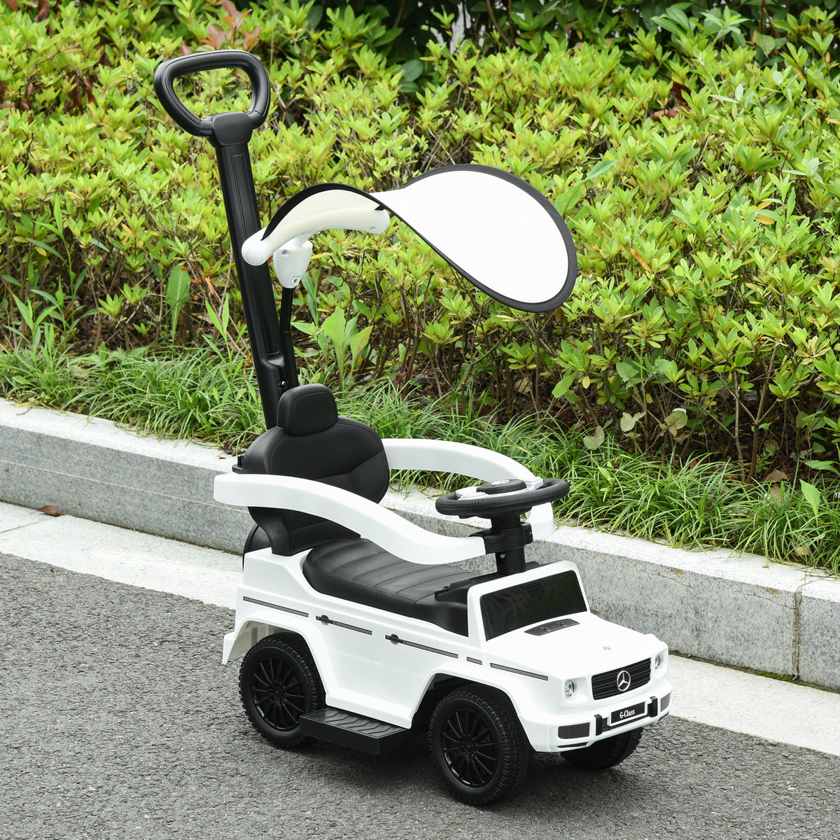 Mercedes G350 Push Car 3-in-1 with horn and steering